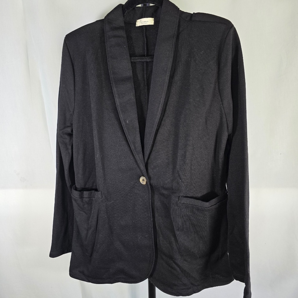 Black Soft Lightweight Blazer - image 1